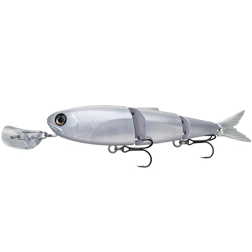 Headbanger Spitfire Topwater Fishing Lure (4-1/2" & 6-1/2") - color: Pearl White, size: 4-1/2"