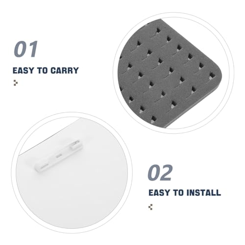 Totority Fly Fishing Box Foam Inserts Lightweight Fishing Hook Holder for Tackle Storage Organizer Durable Nonslip Foam Sheets for