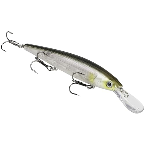 Strike King KVD Deep Jerkbait 3-Hook Fishing Lure, 3/5 oz, 4.75" - color: 684 - Clearwater Minnow