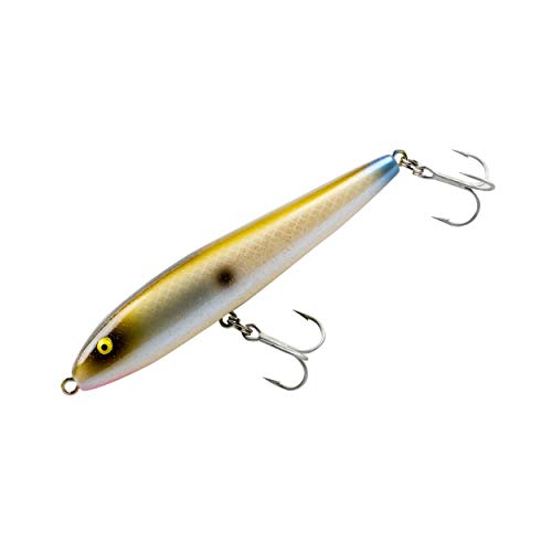 Jumpin' Minnow Topwater Fishing Lure - color: Moon Spot, size: 4 1/2 in, 1/2 oz