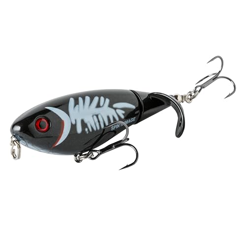 Heddon Spin'N Image - color: Black/White Herring
