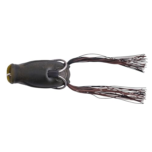 Berkley Swamp Lord Hollow Body Frog Fishing Bait - color: Green Pumpkin, size: Popping