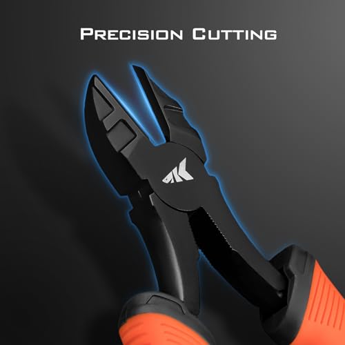 KastKing Paradox Fishing Pliers, Angled Fish Lip Gripper, Saltwater Resistant 420 Stainless Steel Fishing Tools, Fishing Pliers Hook Remover with Ergonomic Handle, Fishing Gifts for Men - style: C:6'' Wire Cutters