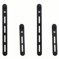 20PCS Silicone Fishing Rod Strap Specialised Fishing Tie Down Belt Lightweight Durable Reusable Rubber Bands 80-130mm Kayak Paddle Accessories Black