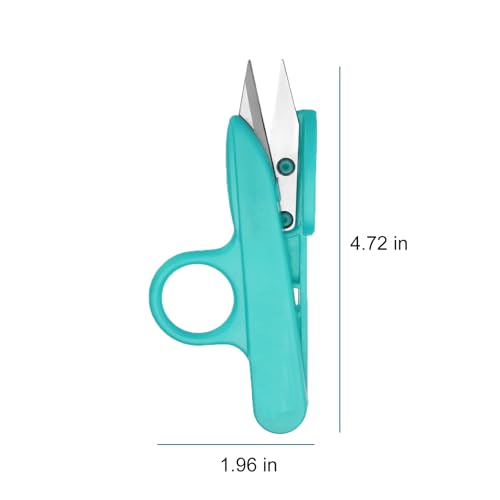Thread Snips Scissors for Sewing Small Plastic Sewing Nippers Embroidery Snippers Craft Snip Cutters and Thread Clippers for Cutting Thick Fabric and Fishing Line(Blue)