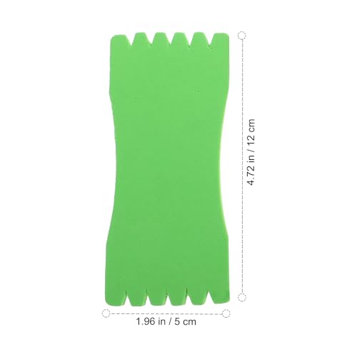 10Pcs Fishing Line Board Spools Sponge Wrapped Wire Winding Boards with 5 Slots Lightweight Quick Dry for Organizing Fishing Hooks Leaders 4.72X1.96X0.23In
