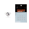 Tungsten Cheburashka Weights, Tungsten Free-Swinging Cheb Rig Weights for Finesse Rigging, Multiple, Plain - size: 1.5g - 10 Pack