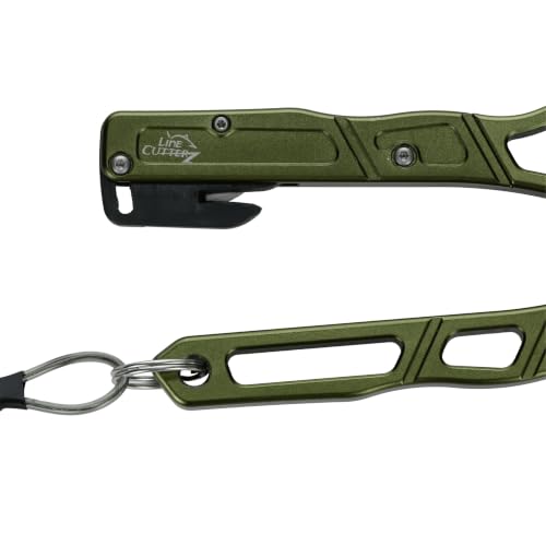 Line Cutterz Elite Saltwater Fishing Pliers, Patented Ceramic Braid and Line Cutter, Hook Remover, Sheath and Lanyard (Split Ring Tip) - size: Split Ring Tip