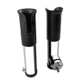 Made 2Pcs Stainless Clamp on Fishing Rod Holder, 316 Stainless Tournament Style Clamp on Fishing Rod Holder, Portable Fishing Pod Rack (Black) - color: Black