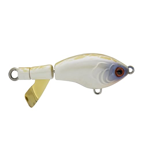 Strike King Bitsy Chickin Fishing Lure, Topwater Plopper, 2 1/2-Inches, 1/4-Ounce - color: Bone