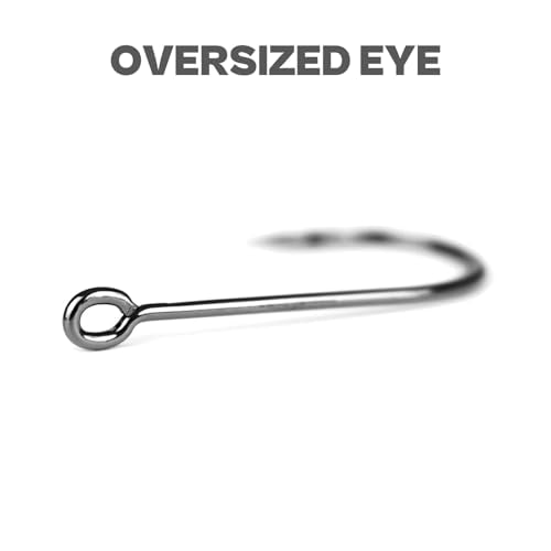 50pcs Trailer Fishing Hooks for Short Strikes – 1/0, 2/0, 3/0 with Beads - Pair with Spinnerbait, Flipping Jig, Jig Head etc. - size: 3/0 - 50Pack