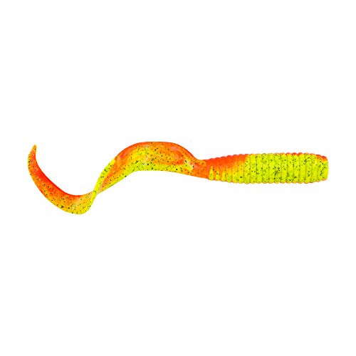 Berkley Gulp! Grub Saltwater Fishing Soft Bait - color: Firetiger, size: 6"
