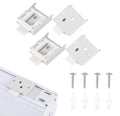 coolaroo Replacement Parts - Outside Mounted Blinds Curtain Rod Bracket Attachment, Vertical Blinds Replacement Parts, Deer Blind Brackets & mini Blind Brackets for Blinds Replacement - color: White, size: 2 SET