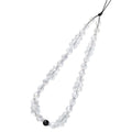 Beaded Phone Lanyard Wrist Strap Phone Charms Fixed Beads Pearl Chain - color: PC-xxA-4