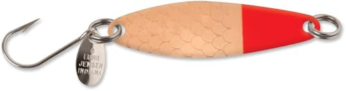 Luhr Jensen Needlefish Spoon - style: Copper/Red Head, 1 1/2 Inch