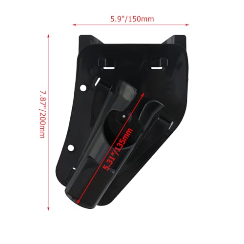Crapyt Slide-in Fishing Rod Holder Waist Belt, PLA Material Adjustable Hands-Free Fishing Rod Hip Holsters, Use on The Left or Right Side, for Outdoor Anglers