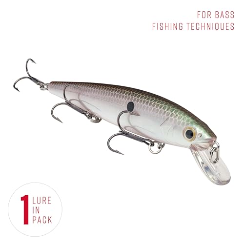 Strike King KVD Jerkbait 3 Hook - color: Green Gizzard Shad, size: 4.75 inch (Pack of 1)