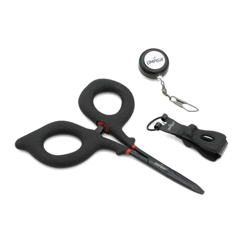 Umpqua Rivergrip PS Zinger Nipper Forceps Combo - color: Black