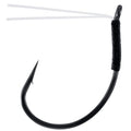 Dr.Fish 30 Pack Weedless Drop Shot Hooks Wide Gap Wacky Hook Bass Fishing Hook Freshwater for Neko Rig Punch Shot Flipping - size: #3/0-30 Pack