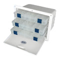 Marine Tackle Box for Boat storage - SSI OEM Parts - Plano Tacklebox Organizers Included (3 Drawer) - style: 3 Drawer