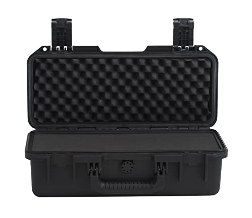 MEIJIA Premium Waterproof Hard Camera Case,Hard Case with customizable fit foam,Full Protection with Light&Convenient Design,Elegant Black (18.3"x8.4"x6.7") - size: 18.3"x8.4"x6.7"