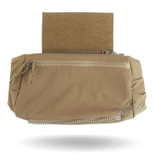 2 in 1 Handwarmer & Tactical Drop Pouch/Waist Bag. Plate Carrier Vest Chest Rig Hook Loop Dangler or 26-52 in Buckle Strap EDC Fanny Pack, Muff for Winter Outdoor/Camping/Hunting/Football/Fishing - color: CB