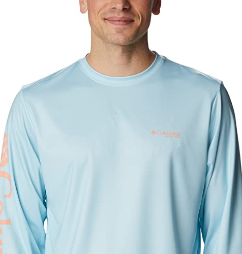 Columbia Terminal Tackle PFG™ Carey Chen Long Sleeve - color: Spring Blue/Offshore Slam, size: XX-Large