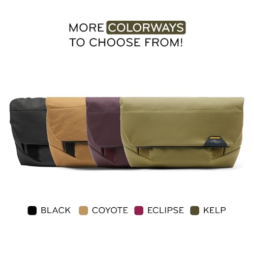 Peak Design Field Pouch V2, Coyote, 2-in-1 Organizer and Sling Bag, Adjustable Shoulder Strap and Integrated Belt Loops, Weatherproof Nylon Canvas, Organizer Pouch or Carry Bag for Men and Women - color: Coyote