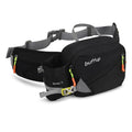 Lightweight Sports Fanny Pack with Bottle Holder,Waist Pack for Hiking,Running,Cycling & Outdoor Adventures (Black) - color: Black