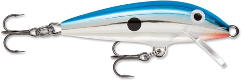 Rapala Original Floater 05 Fishing Lures - color: Chrome Blue, size: Body Length: 2"
