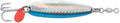 Luhr Jensen Krocodile Spoon w/Treble Hook - style: Blue Silver Reflex, 5/8 Oz - 2 3/4 Inch
