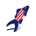 USA American Fish Wind Sock | Patriotic Wind Socks for Outside 40 Inch Summer Windsocks Durable - color: blue