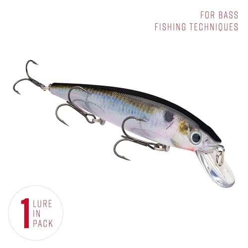 Strike King KVD Jerkbait 3 Hook - color: Clear AYU, size: 4.75 inch (Pack of 1)