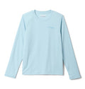 Columbia Youth Boys PFG Terminal Tackle Fish Flag Long Sleeve Shirt, Marine Light Graphic, Small