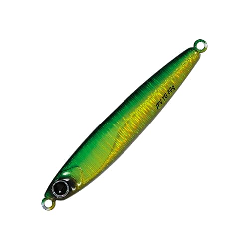 Major Craft Tungsten Jig Jigpara Tactical TG 1.8 oz (50 g), 4.3 oz (120 g), 5.3 oz (150 g), 6.3 oz (180 g) - color: #11 GREEN GOLD, style: 180g