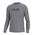 HUK Men's Pursuit Vented Long Sleeve Fishing Shirt (+30 UPF) - color: Night Owl, size: Small