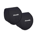 Aventik Neoprene Fly Fishing Reel Case Pouch Cover Fitting 5/6 7/8wt Fly Reel Storage (Black, 2-PACK 5/6) - size: 2-PACK 5/6