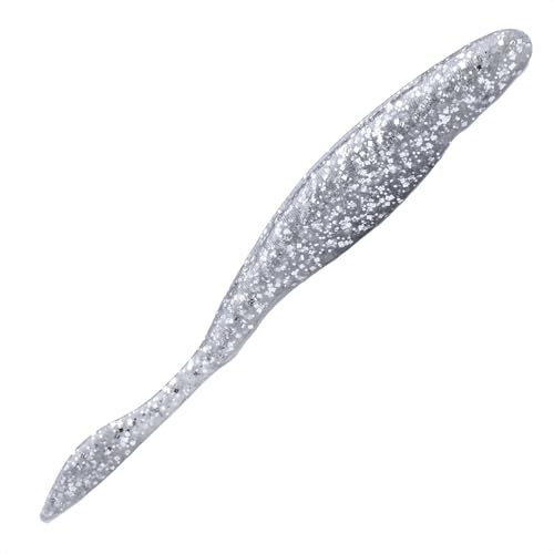 Strike King Caffeine Shad Soft Jerkbait - color: 475 - Carolina Chrome