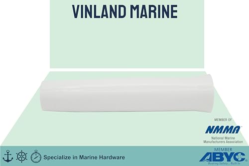 Vinland Marine Flared Fishing Rod Holder Insert Sleeves Pack of 1, Fishing Rod Holder Liner for Aluminum Rod Holder, for T Top Rod Holder, for clamp on Rod Holders for Boat