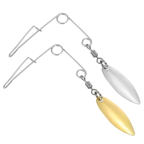PATIKIL Fishing Spinnerbait Wire with Blade, Willow Leaf - size: Medium