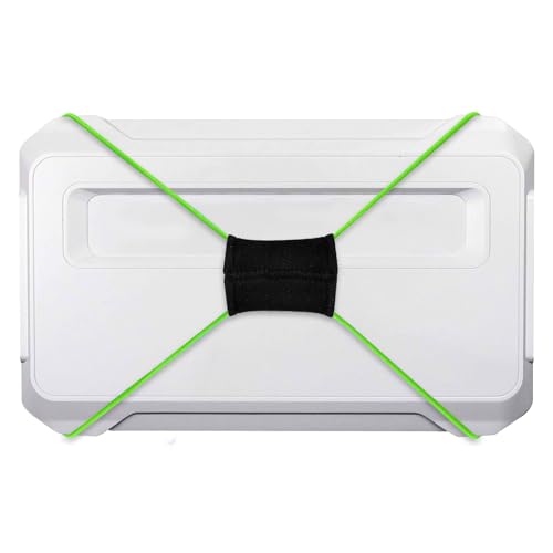 Thickened Fishing Finder Cover Straps, Adjustable Fish Finder Bungee for Securing Graph Cover for Travel - color: Green