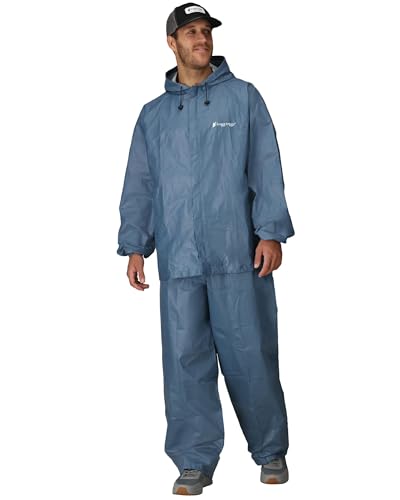 FROGG TOGGS Men's Ultra-Lite2 2-Layer Waterproof Breathable Rain Suit - color: Blue, size: Small