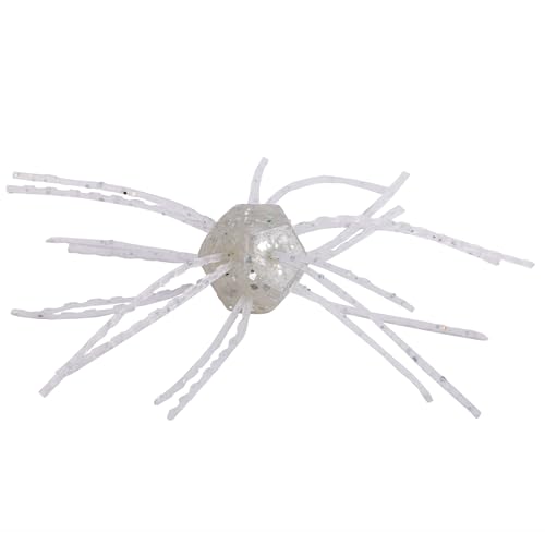 Strike King Tumbleweed Floating Fishing Lure, Finesse Creature Bait, 3-Inches, 4-Pack - color: Pearl Flash