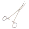Stainless Steel Fishing Pliers Curved Nose Pinchers Hemostat Locking Clamps Forceps Bent Needle Nose Pliers for Educational Use