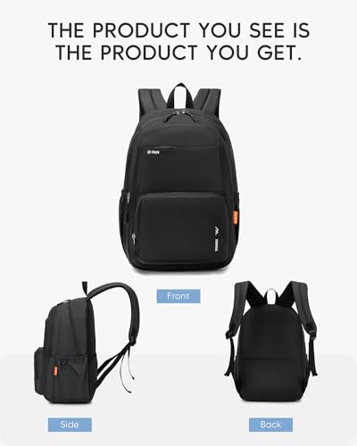 40x30x15 cm Personal Item Travel Bag,16x12x6 inch Small Carry On Backpack 20L, Flight Approved Underseat Travel Bag Cabin Size Lightweight Black