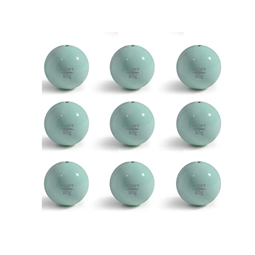Lead Free Fishing Weights Sinkers 10g-200g Coated Egg Sinkers Weights Oval Shape Assorted Sizes Bag and Fishing Weights Assortment Box Non-Lead Fishing Weights Saltwater Freshwater - style: 80g(2.82oz)-9pcs