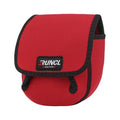 RUNCL Spinning Reel Bag – Protective Storage Pouch for Baitcasting Reels & Spinning Reels, Lightweight & Durable, Ideal for Freshwater & Saltwater Fishing Trips (Red & Black) - color: S-Red & Black