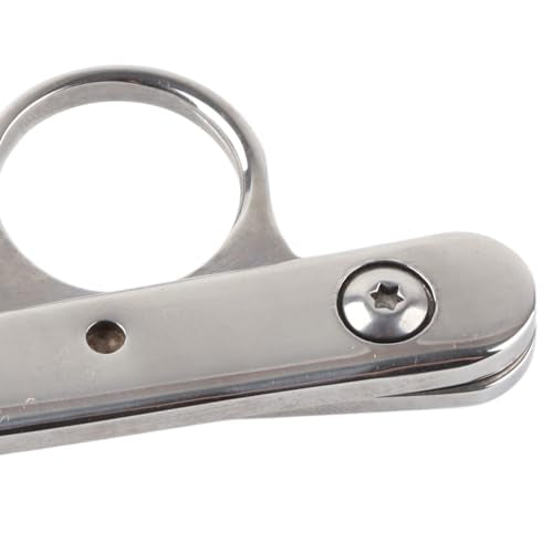1-Pack Thread Nipper, Stainless Steel, Ergonomic, Portable, Thread Cutter for Sewing and Fabric Cutting