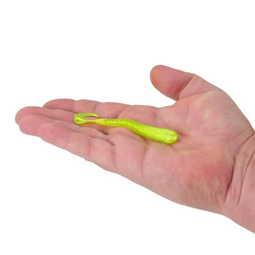 Berkley Berkley PowerBait Rib Worm - color: Citrus Blast