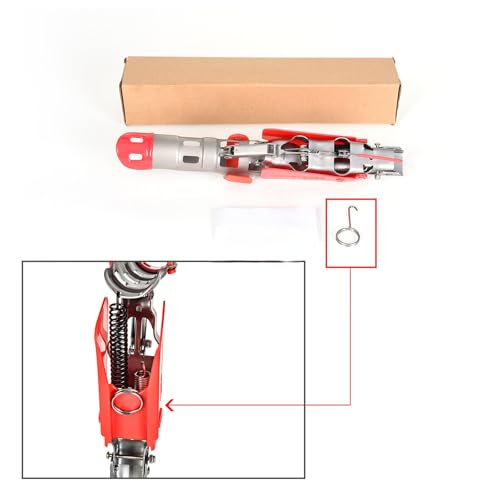 Fishing Rod Holder 2 Spring Automatic Full Adjustable Folding Stainless Steel Automatic Spring Fishing Rod Holder for Ground Support Brackets, Adjustable Sensitivity & Folding Fish Pole Rack